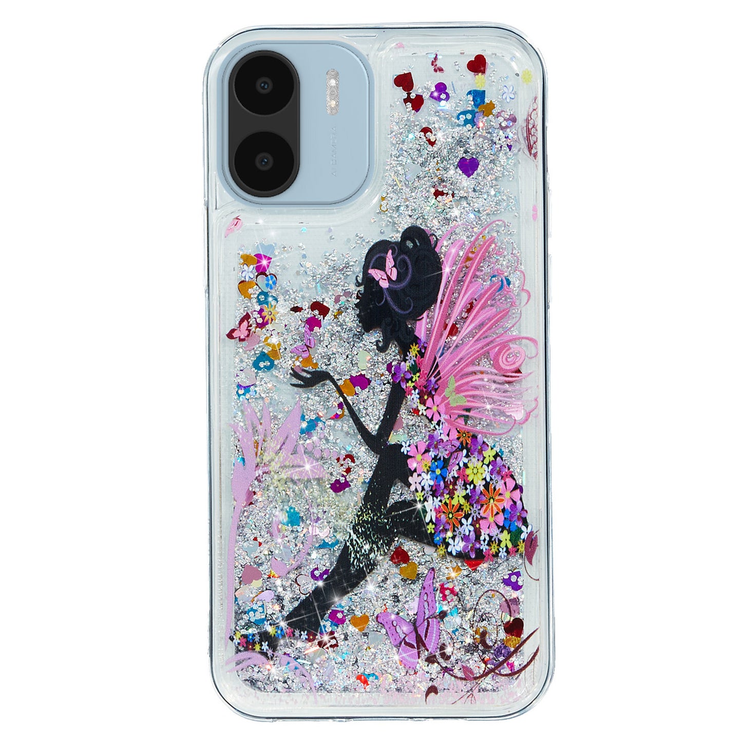 For Xiaomi Redmi A1 4G / A2 4G Embossment Pattern Quicksand Phone Case Anti-scratch TPU Phone Cover