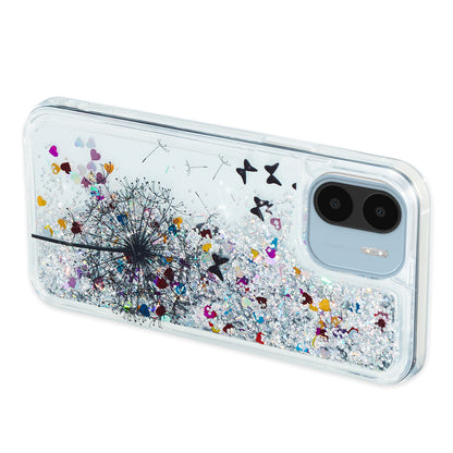 For Xiaomi Redmi A1 4G / A2 4G Embossment Pattern Quicksand Phone Case Anti-scratch TPU Phone Cover