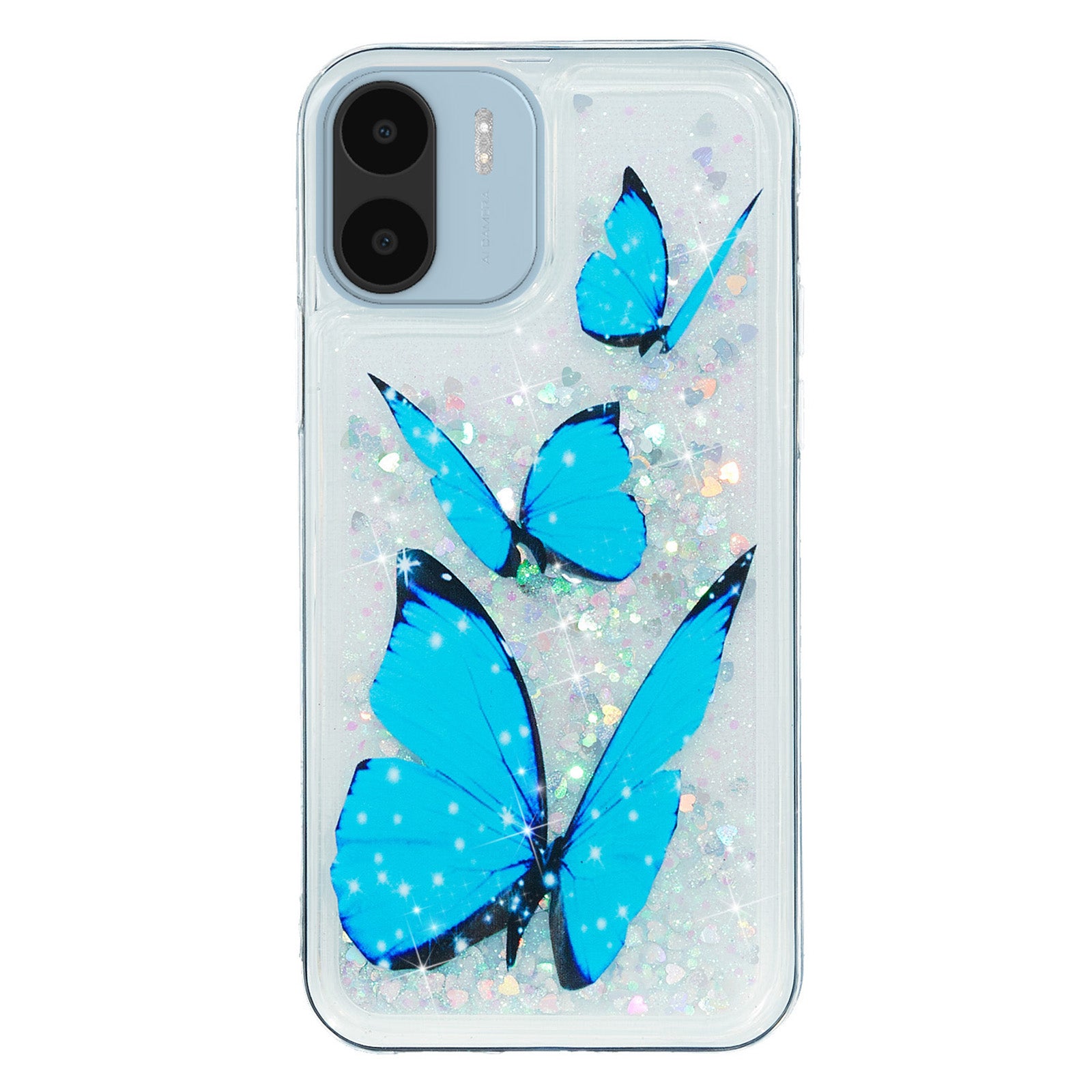 For Xiaomi Redmi A1 4G / A2 4G Embossment Pattern Quicksand Phone Case Anti-scratch TPU Phone Cover