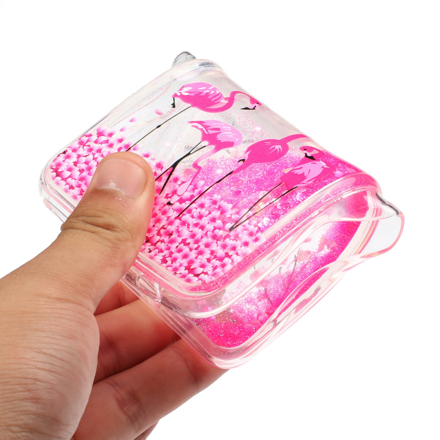 For Oppo A17 4G / A17k 4G Quicksand Phone Case Embossment Pattern Anti-drop Phone TPU Cover