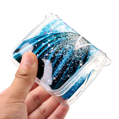 For Oppo A17 4G / A17k 4G Quicksand Phone Case Embossment Pattern Anti-drop Phone TPU Cover