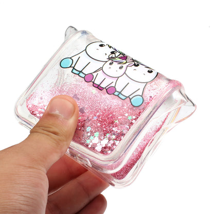 For Oppo A17 4G / A17k 4G Quicksand Phone Case Embossment Pattern Anti-drop Phone TPU Cover
