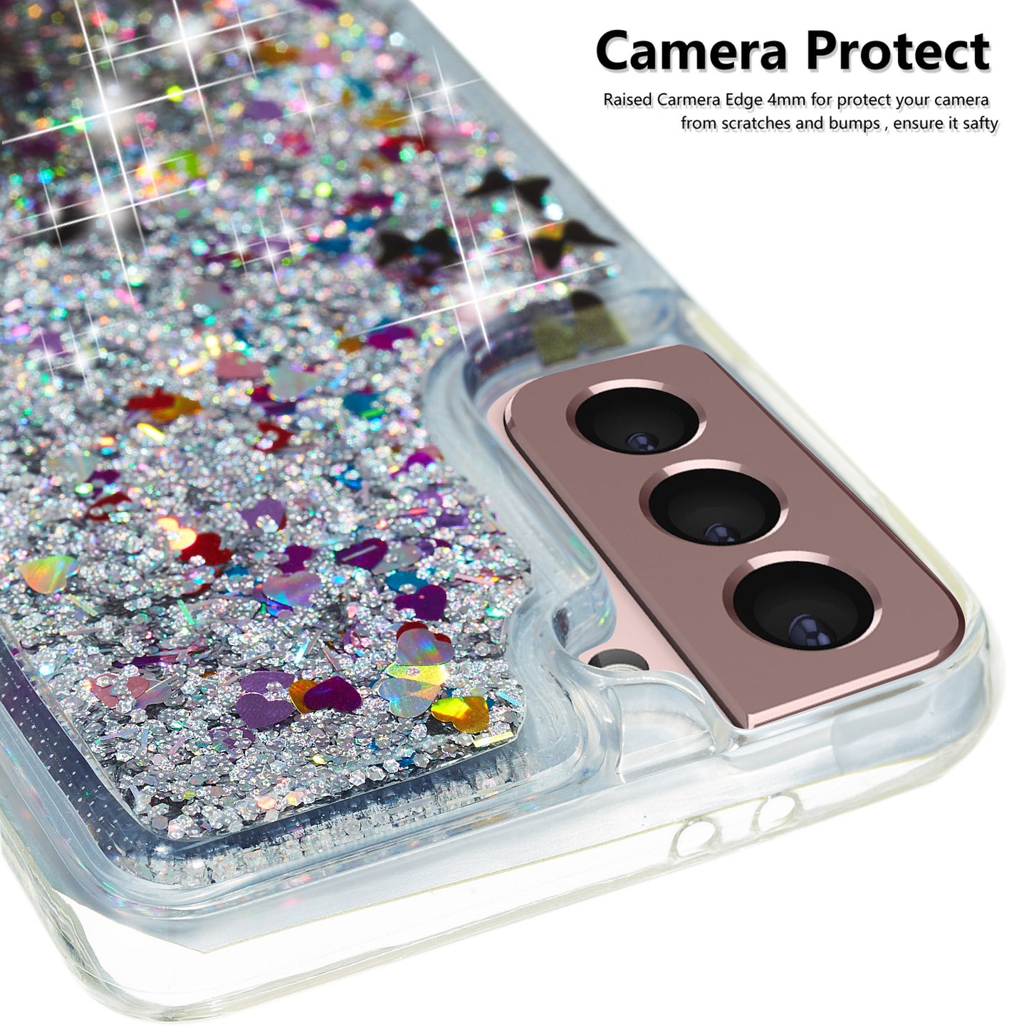 For Samsung Galaxy S23 Cell Phone Case Liquid Quicksand Embossment Pattern Phone TPU Cover