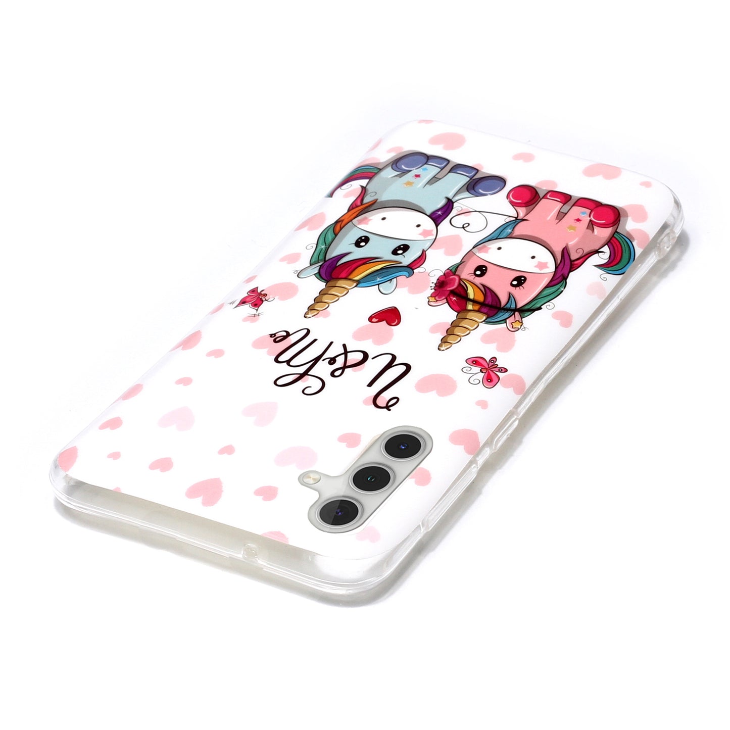 For Samsung Galaxy A24 5G Phone Case Luminous Patterned IMD TPU Back Case