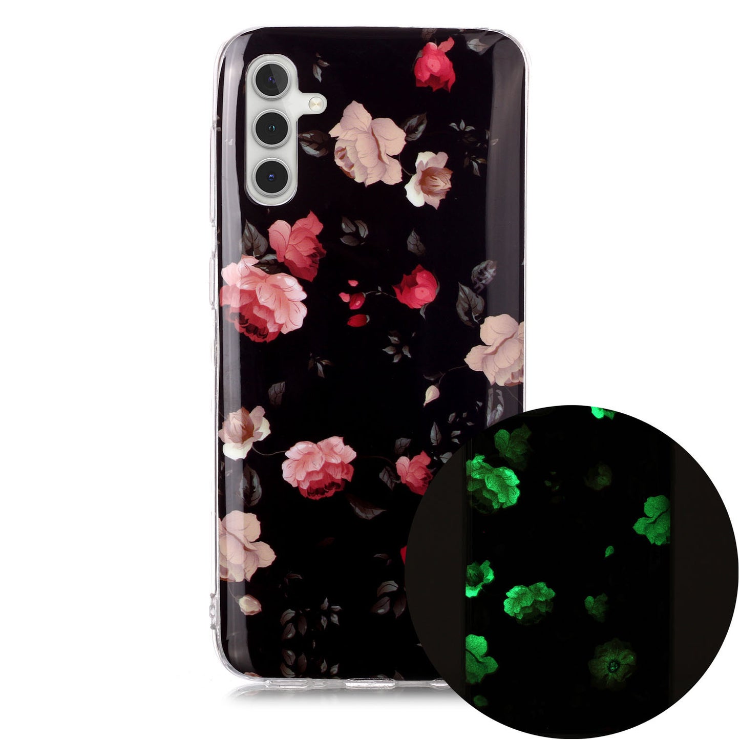 For Samsung Galaxy A24 5G Phone Case Luminous Patterned IMD TPU Back Case