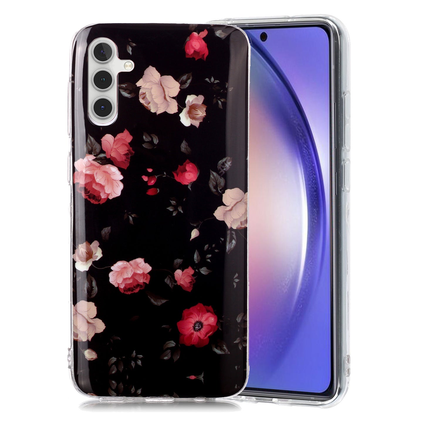 For Samsung Galaxy A24 5G Phone Case Luminous Patterned IMD TPU Back Case