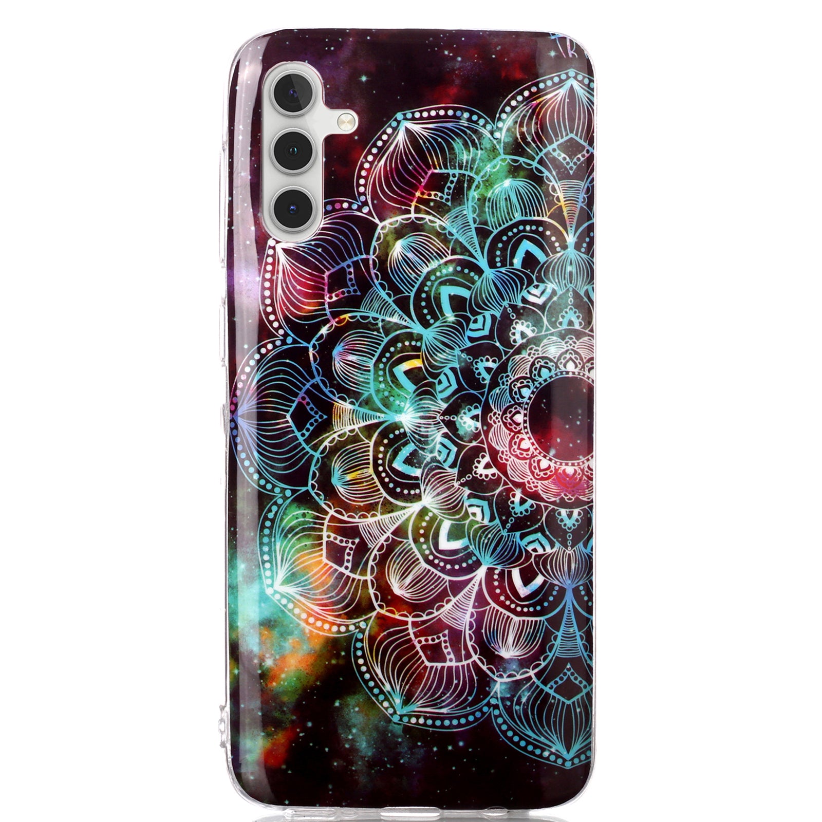 For Samsung Galaxy A24 5G Phone Case Luminous Patterned IMD TPU Back Case