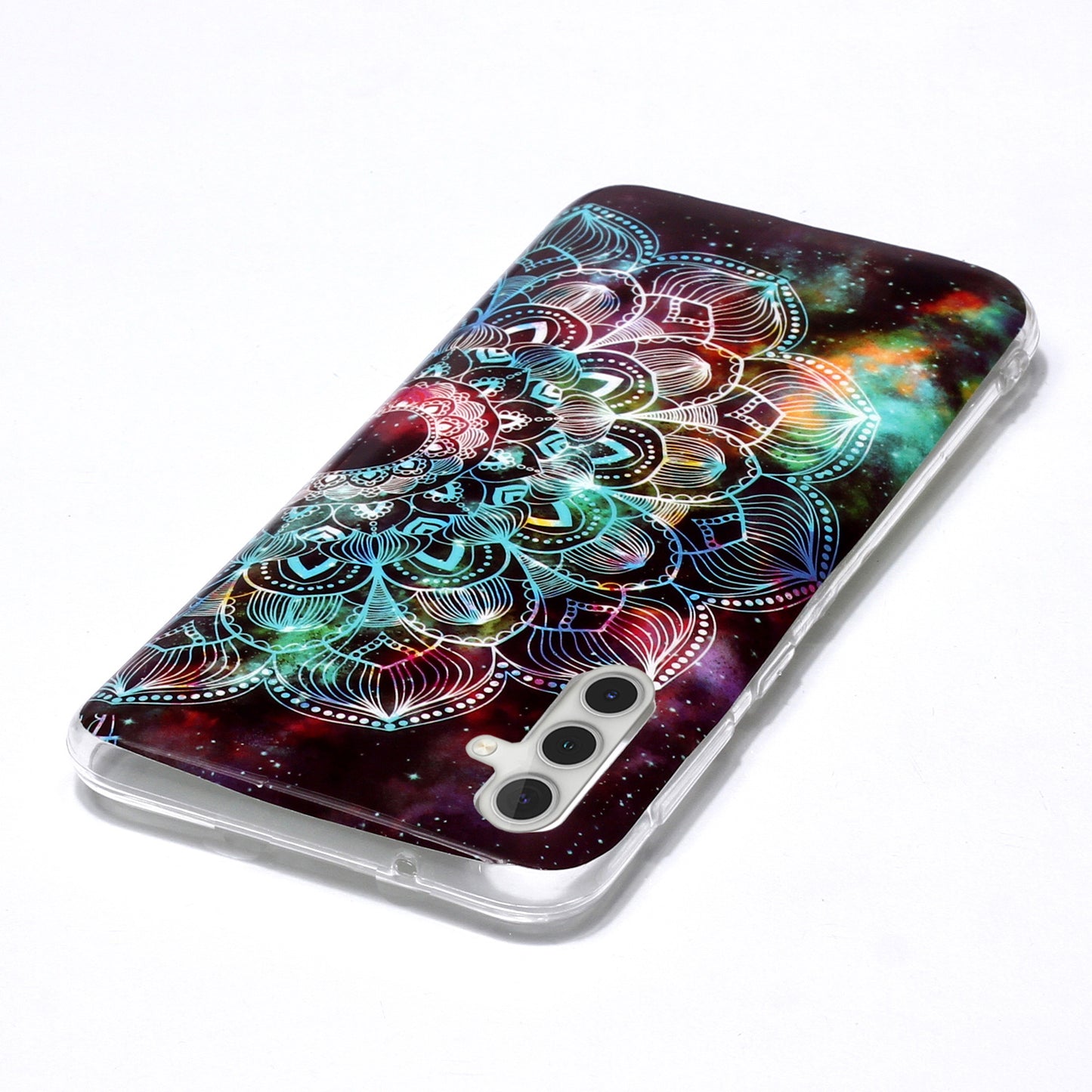 For Samsung Galaxy A24 5G Phone Case Luminous Patterned IMD TPU Back Case