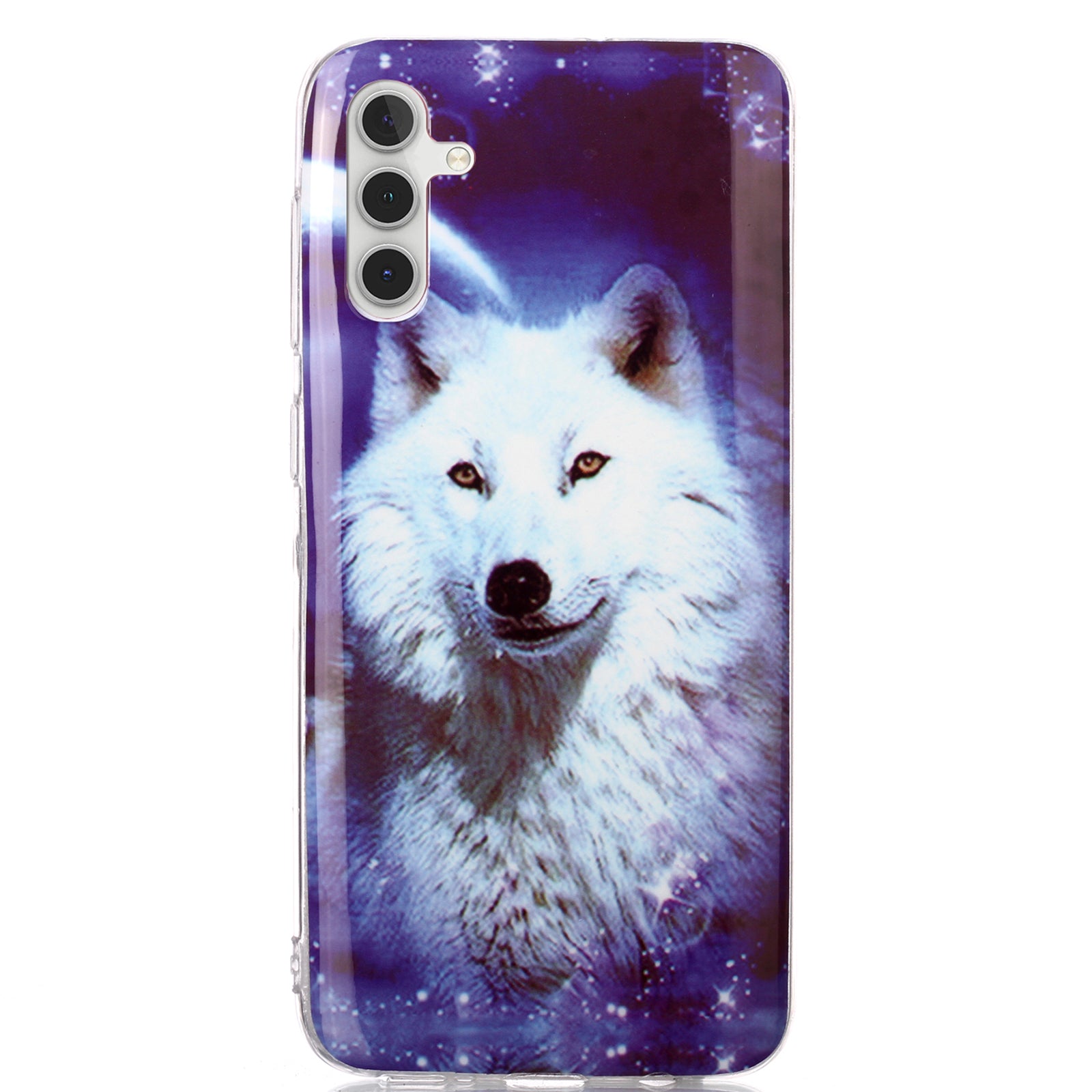 For Samsung Galaxy A24 5G Phone Case Luminous Patterned IMD TPU Back Case
