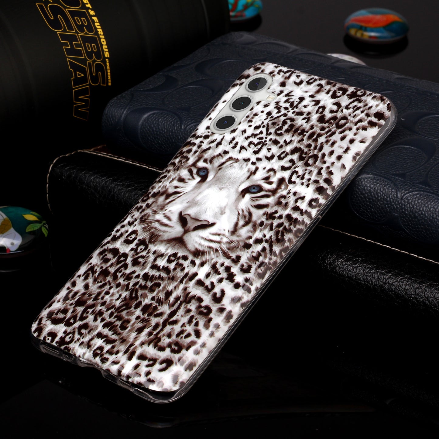 For Samsung Galaxy A24 5G Phone Case Luminous Patterned IMD TPU Back Case