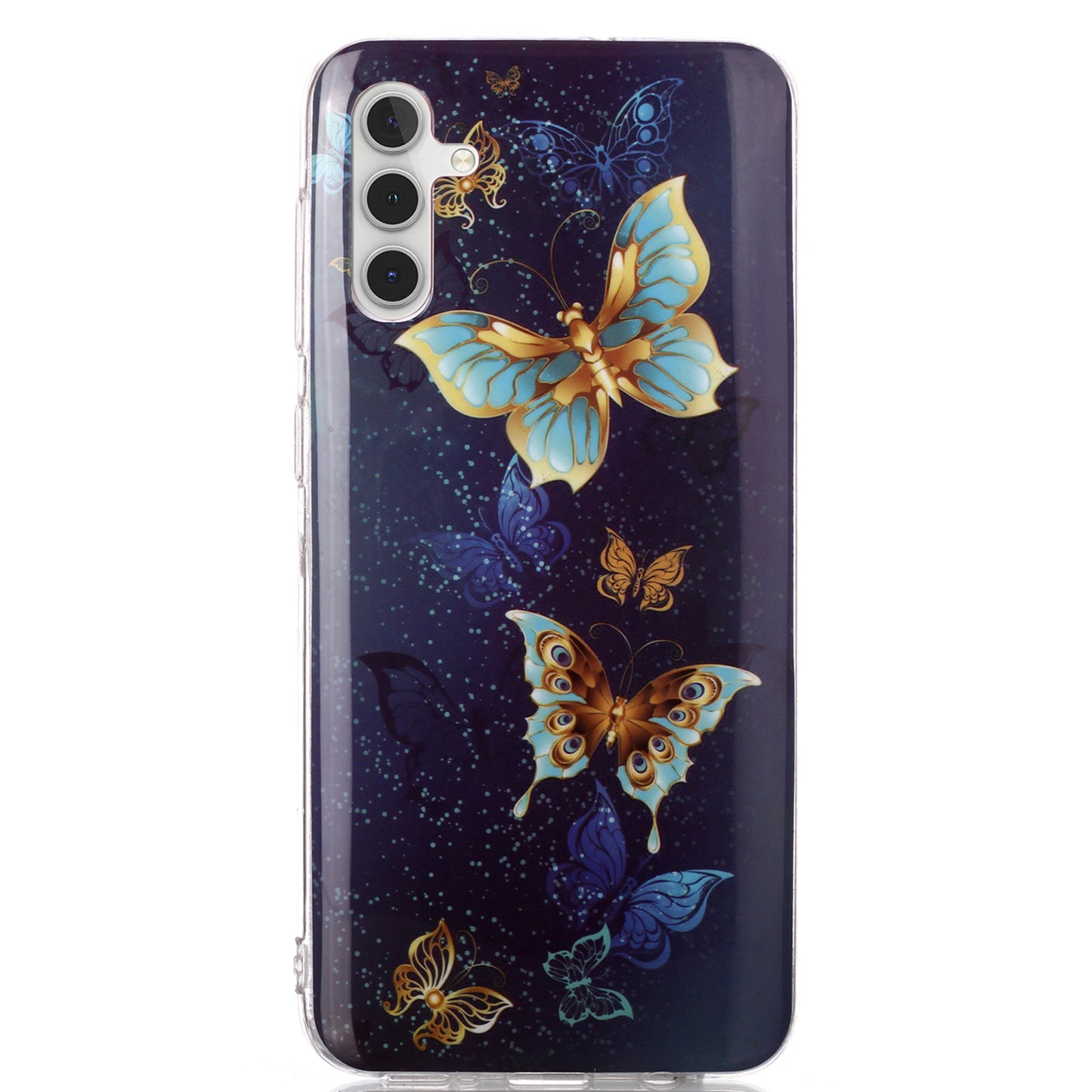 For Samsung Galaxy A24 5G Phone Case Luminous Patterned IMD TPU Back Case