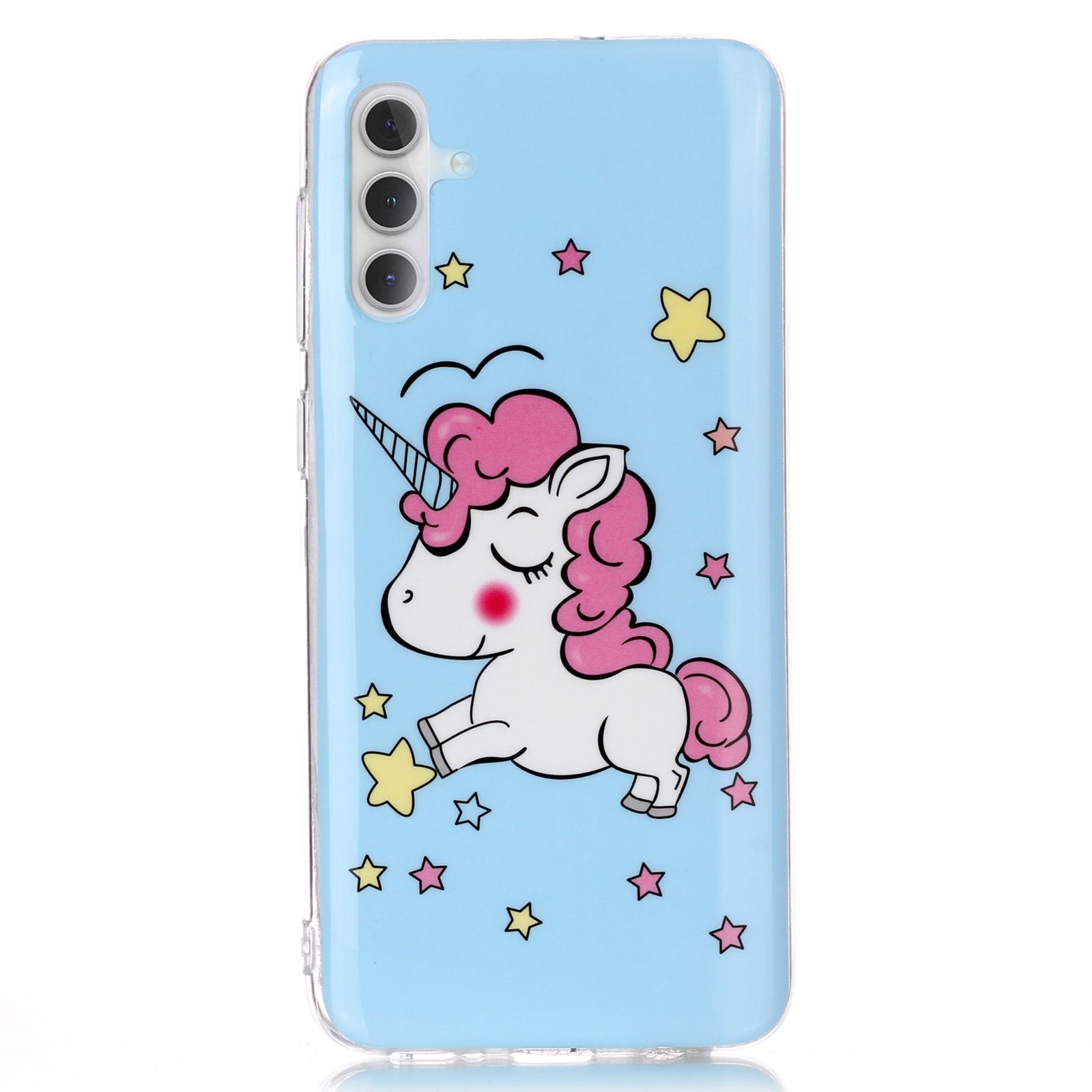 For Samsung Galaxy A24 5G Phone Case Luminous Patterned IMD TPU Back Case