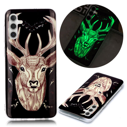 For Samsung Galaxy A24 5G Phone Case Luminous Patterned IMD TPU Back Case