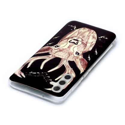 For Samsung Galaxy A24 5G Phone Case Luminous Patterned IMD TPU Back Case