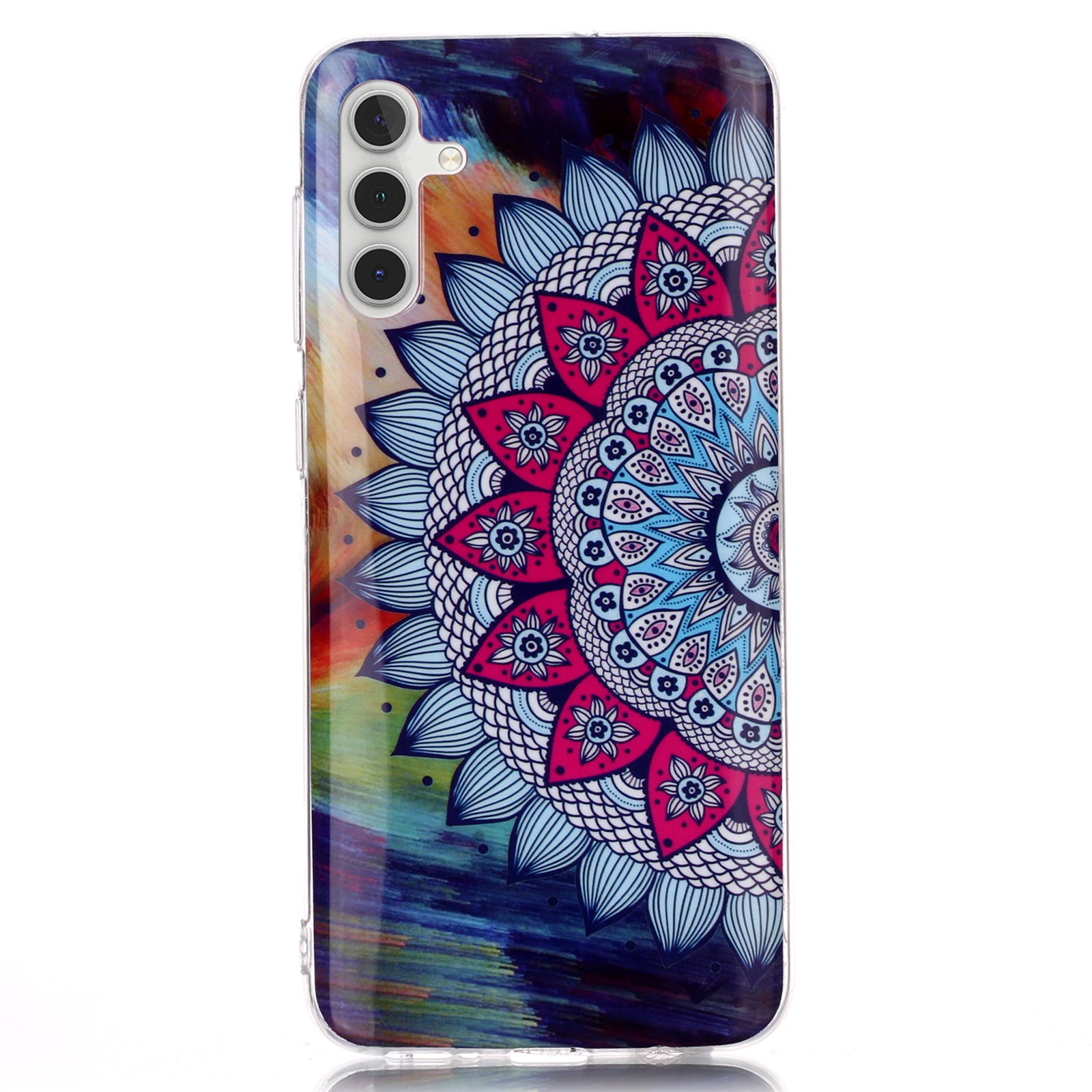 For Samsung Galaxy A24 5G Phone Case Luminous Patterned IMD TPU Back Case
