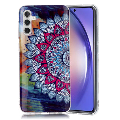 For Samsung Galaxy A24 5G Phone Case Luminous Patterned IMD TPU Back Case