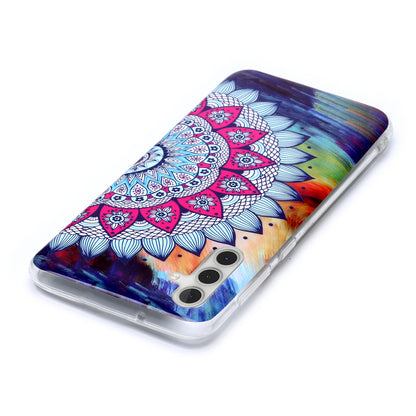 For Samsung Galaxy A24 5G Phone Case Luminous Patterned IMD TPU Back Case