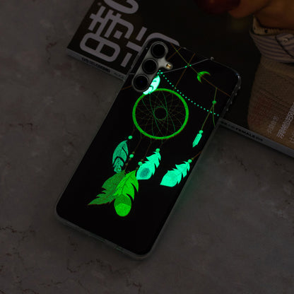 For Samsung Galaxy A24 5G Phone Case Luminous Patterned IMD TPU Back Case