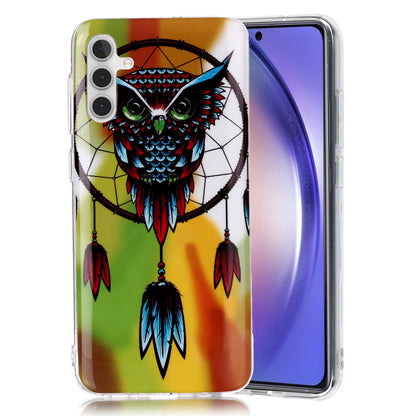 For Samsung Galaxy A24 5G Phone Case Luminous Patterned IMD TPU Back Case