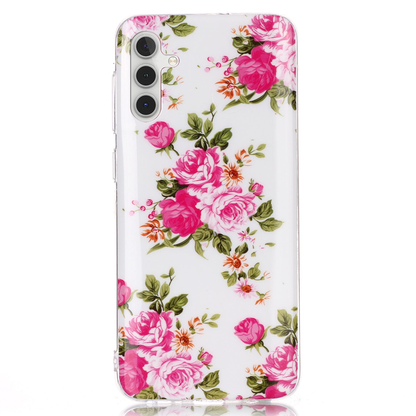 For Samsung Galaxy A24 5G Phone Case Luminous Patterned IMD TPU Back Case