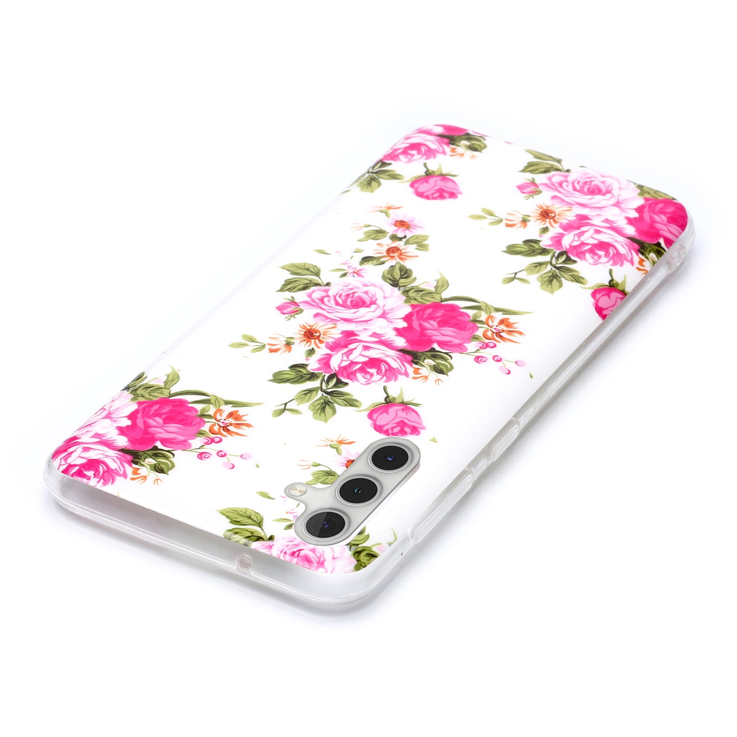 For Samsung Galaxy A24 5G Phone Case Luminous Patterned IMD TPU Back Case