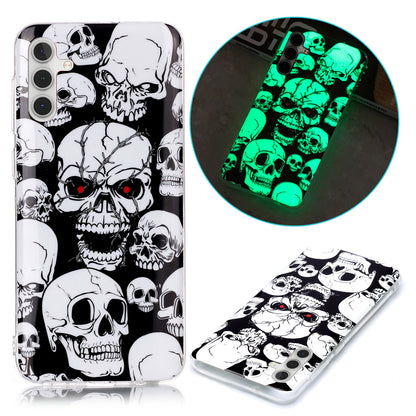 For Samsung Galaxy A24 5G Phone Case Luminous Patterned IMD TPU Back Case