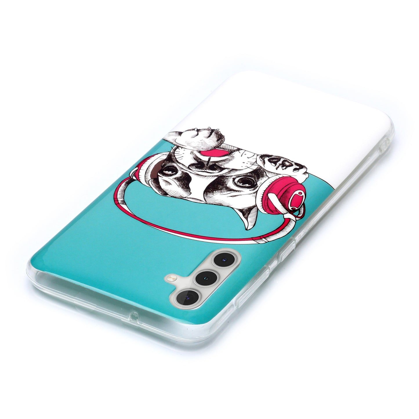 For Samsung Galaxy A24 5G Phone Case Luminous Patterned IMD TPU Back Case