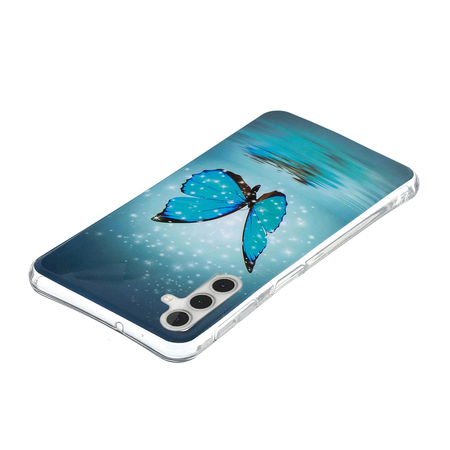 For Samsung Galaxy A24 5G Phone Case Luminous Patterned IMD TPU Back Case