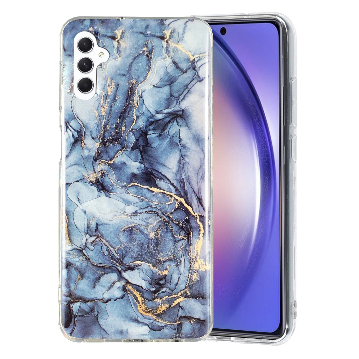For Samsung Galaxy A54 5G Marble Pattern Phone TPU Case Anti-scratch IMD Phone Cover