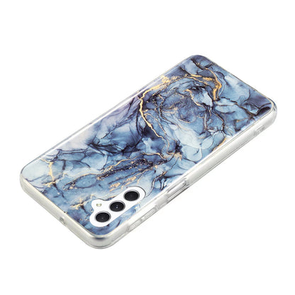 For Samsung Galaxy A54 5G Marble Pattern Phone TPU Case Anti-scratch IMD Phone Cover
