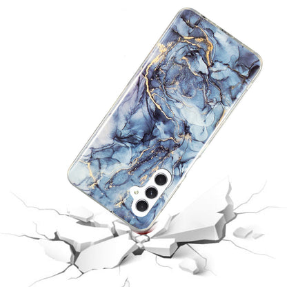 For Samsung Galaxy A54 5G Marble Pattern Phone TPU Case Anti-scratch IMD Phone Cover