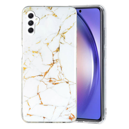 For Samsung Galaxy A54 5G Marble Pattern Phone TPU Case Anti-scratch IMD Phone Cover