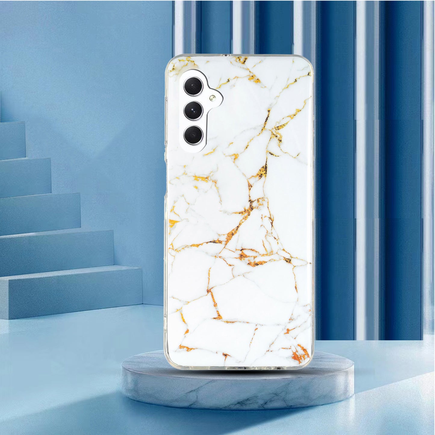 For Samsung Galaxy A54 5G Marble Pattern Phone TPU Case Anti-scratch IMD Phone Cover