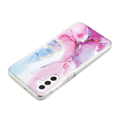 For Samsung Galaxy A54 5G Marble Pattern Phone TPU Case Anti-scratch IMD Phone Cover