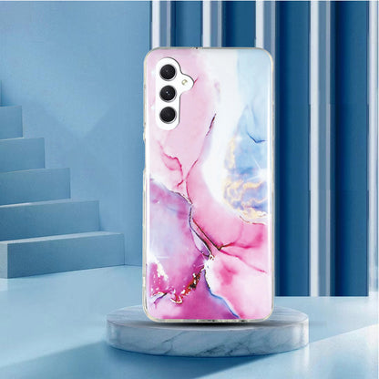 For Samsung Galaxy A54 5G Marble Pattern Phone TPU Case Anti-scratch IMD Phone Cover