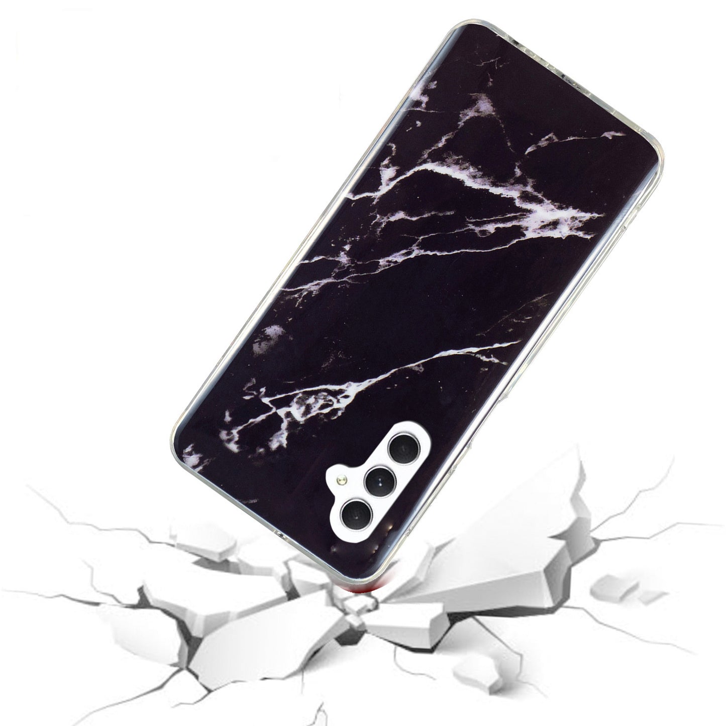 For Samsung Galaxy A54 5G Marble Pattern Phone TPU Case Anti-scratch IMD Phone Cover