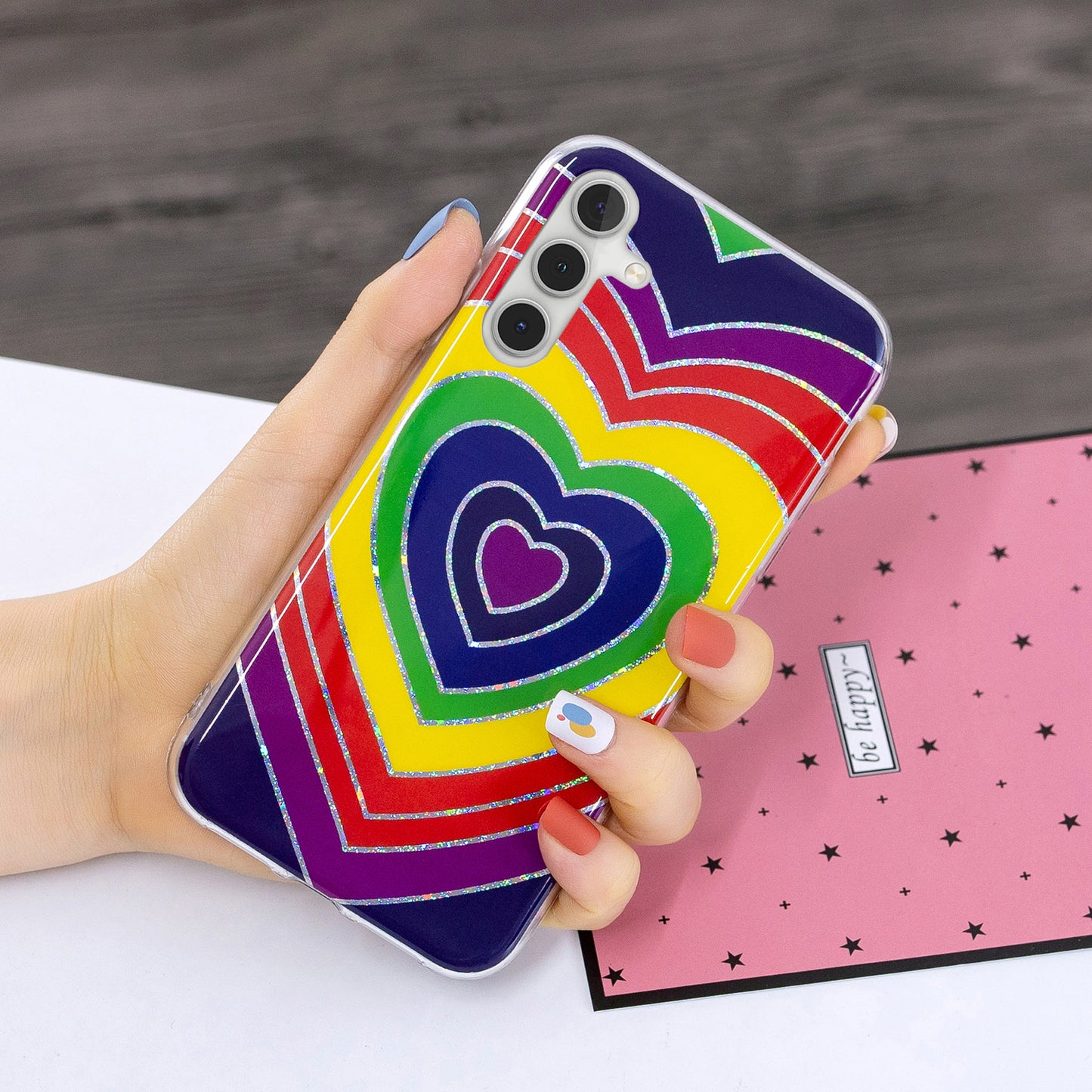 For Samsung Galaxy A24 4G Pattern IMD Case Soft TPU Electroplating Protective Phone Cover