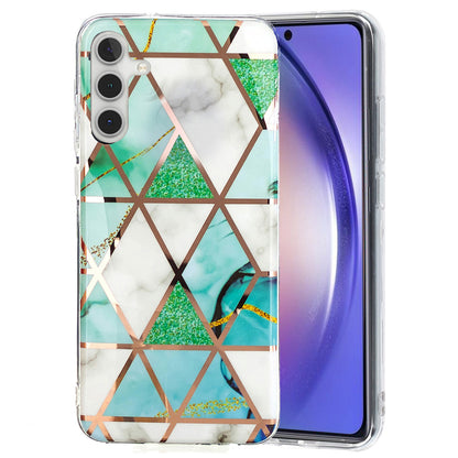 For Samsung Galaxy A24 4G Pattern IMD Case Soft TPU Electroplating Protective Phone Cover