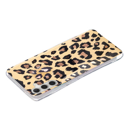 For Samsung Galaxy A24 4G Pattern IMD Case Soft TPU Electroplating Protective Phone Cover