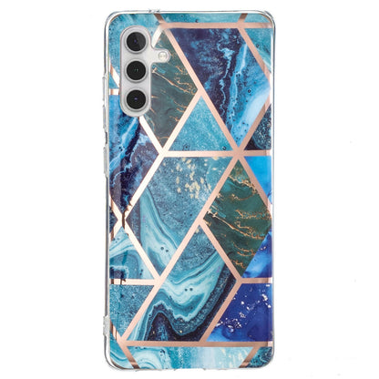 For Samsung Galaxy A24 4G Pattern IMD Case Soft TPU Electroplating Protective Phone Cover