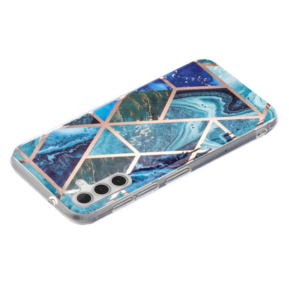 For Samsung Galaxy A24 4G Pattern IMD Case Soft TPU Electroplating Protective Phone Cover