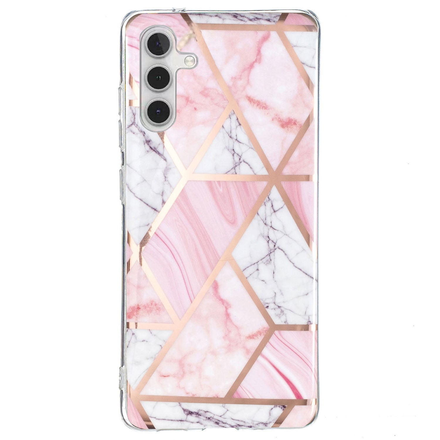 For Samsung Galaxy A24 4G Pattern IMD Case Soft TPU Electroplating Protective Phone Cover