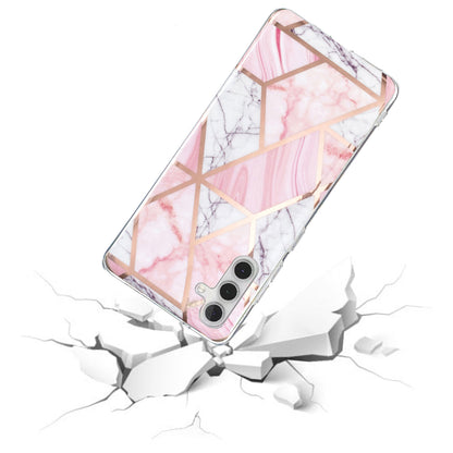 For Samsung Galaxy A24 4G Pattern IMD Case Soft TPU Electroplating Protective Phone Cover