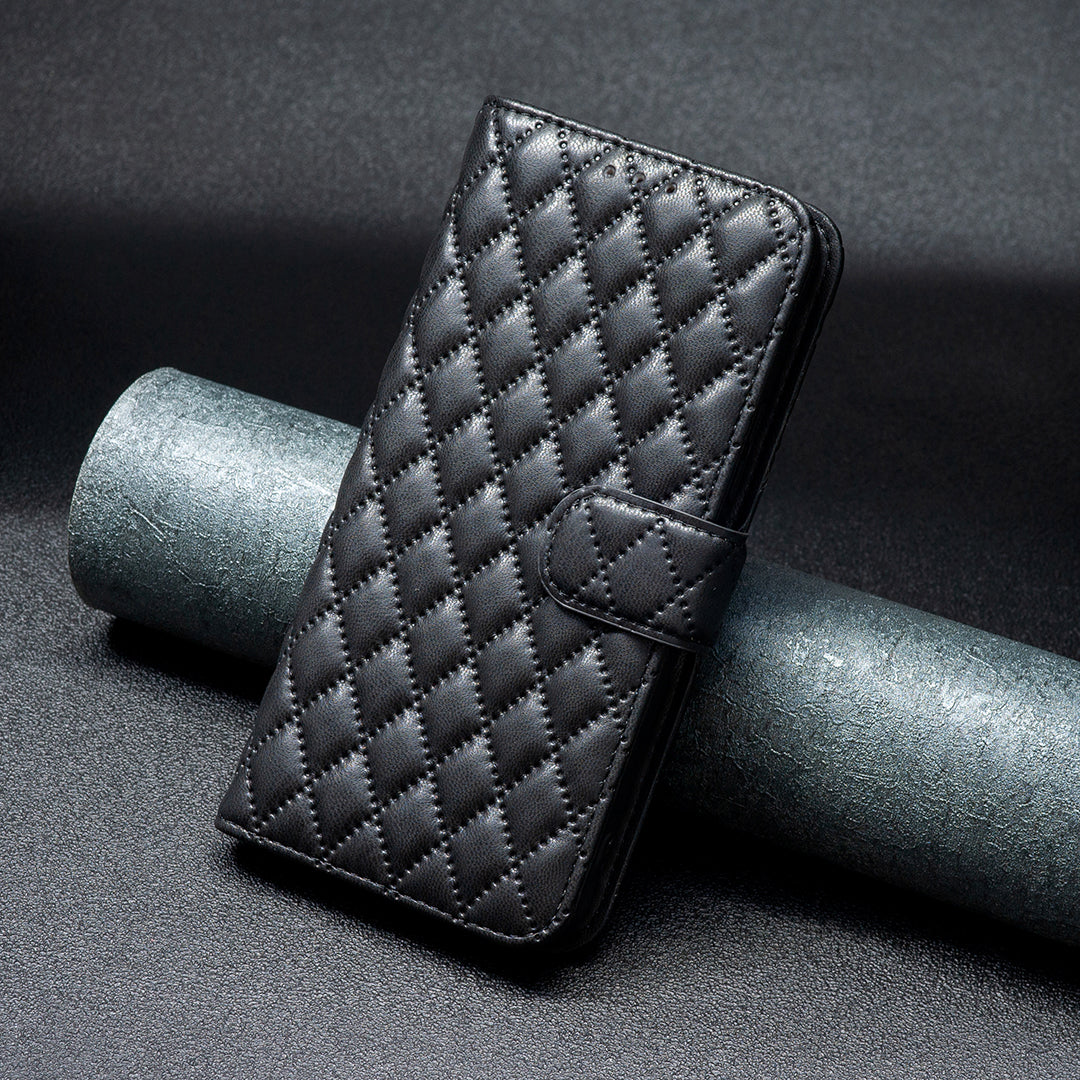 BINFEN COLOR BF Style-14 PU Leather Phone Case for Xiaomi Redmi Note 12 4G Stand Wallet Phone Cover