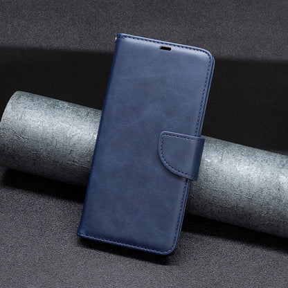 Wallet Shell for Xiaomi Redmi Note 12 4G Solid Color Shockproof Stand Case Textured PU Leather Phone Cover