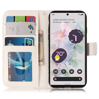 Shockproof Case for Google Pixel 6 Pro 5G Phone Case Pattern Printing Leather Flip Cover with Wallet
