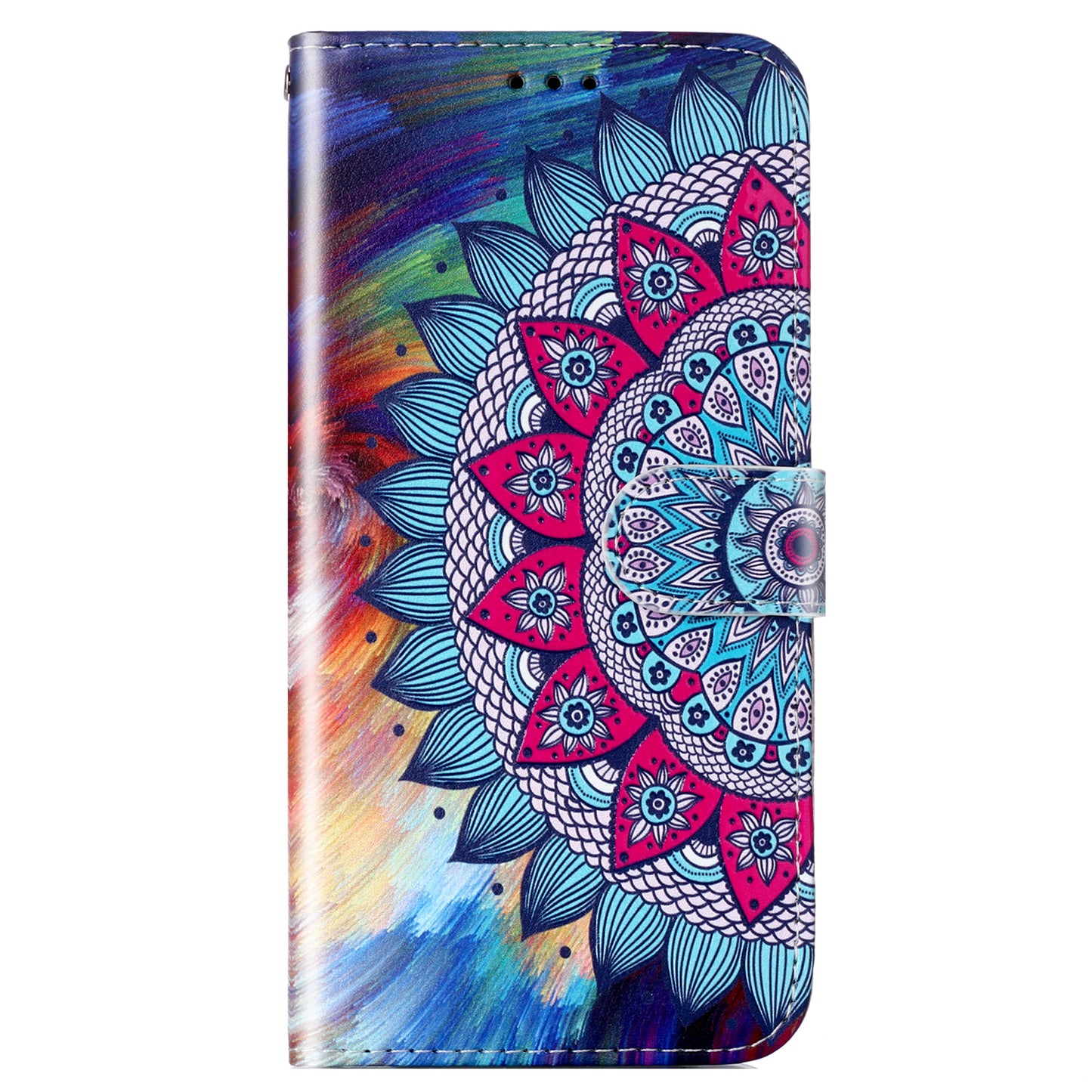 Shockproof Case for Google Pixel 6 Pro 5G Phone Case Pattern Printing Leather Flip Cover with Wallet