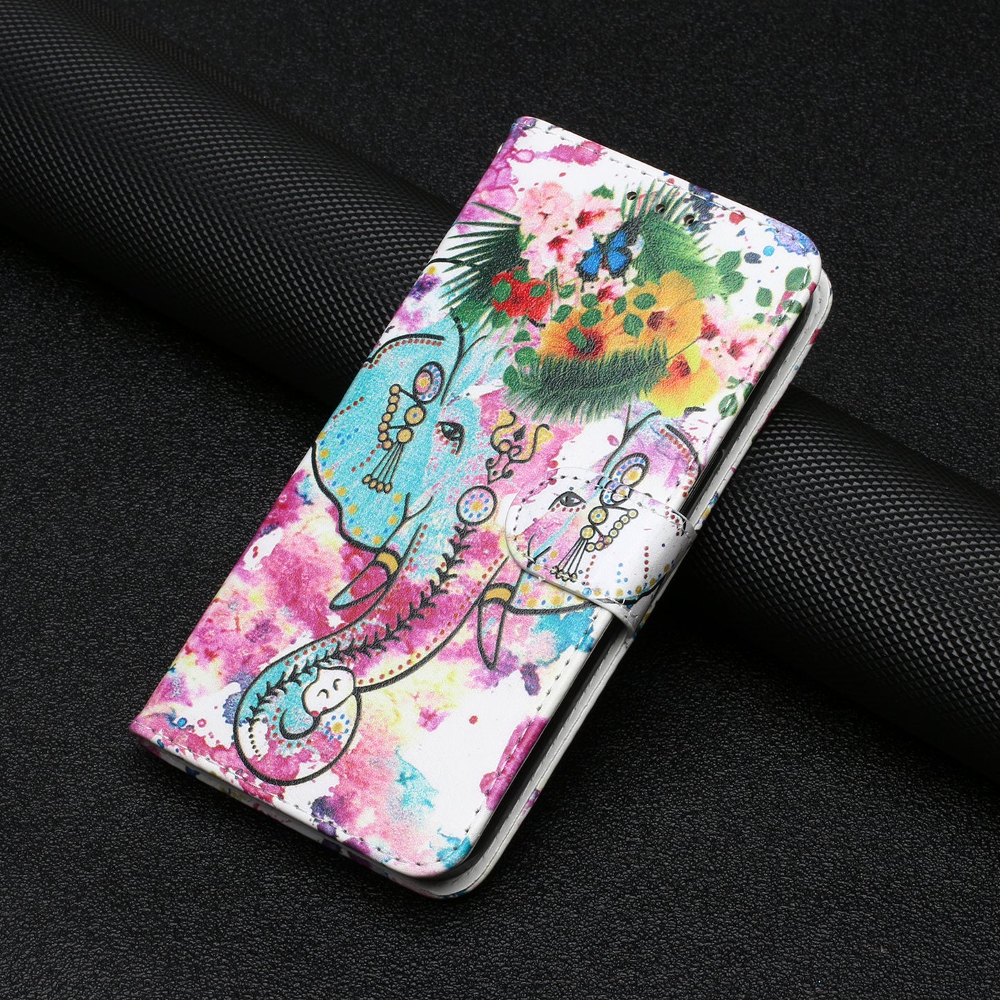 Shockproof Case for Google Pixel 6 Pro 5G Phone Case Pattern Printing Leather Flip Cover with Wallet