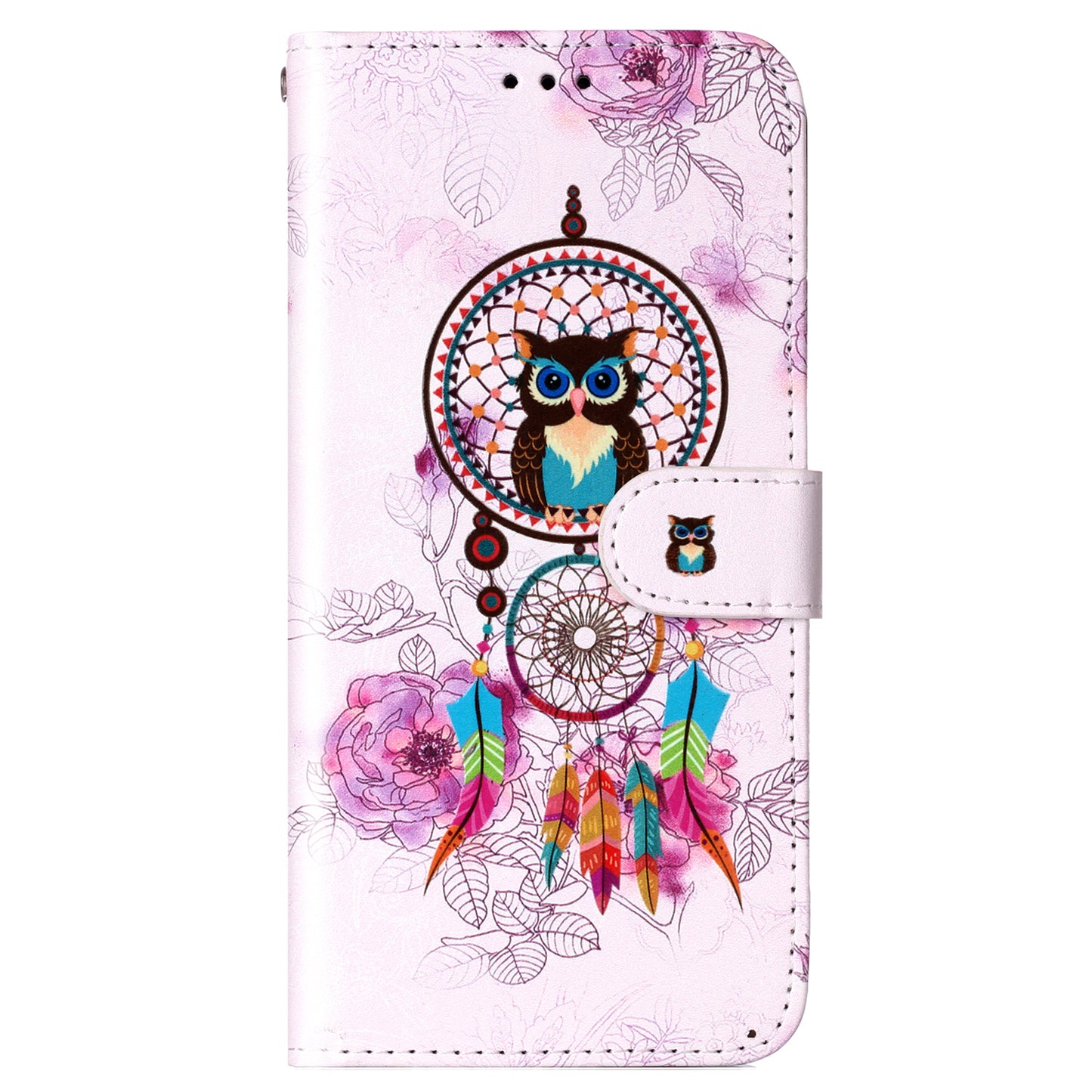 Shockproof Case for Google Pixel 6 Pro 5G Phone Case Pattern Printing Leather Flip Cover with Wallet