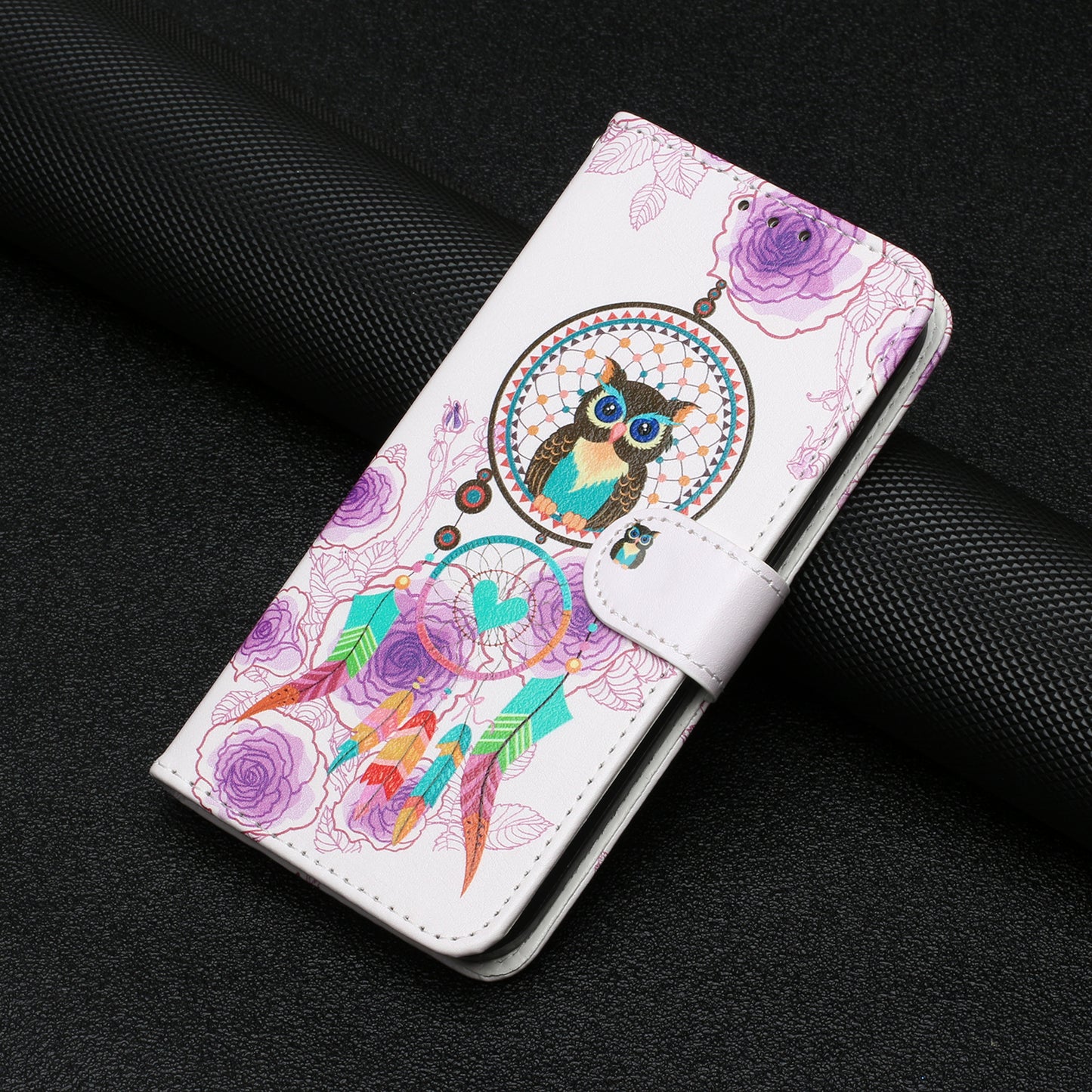 Shockproof Case for Google Pixel 6 Pro 5G Phone Case Pattern Printing Leather Flip Cover with Wallet